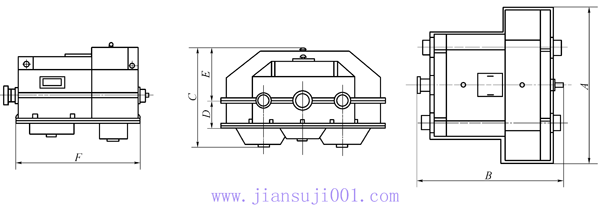 MFY80……系列中心傳動減速機技術性能(néng)及外形尺寸