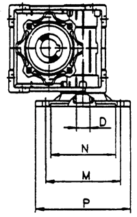 NMRV型蝸杆減速機(Q-JF 01-1999)